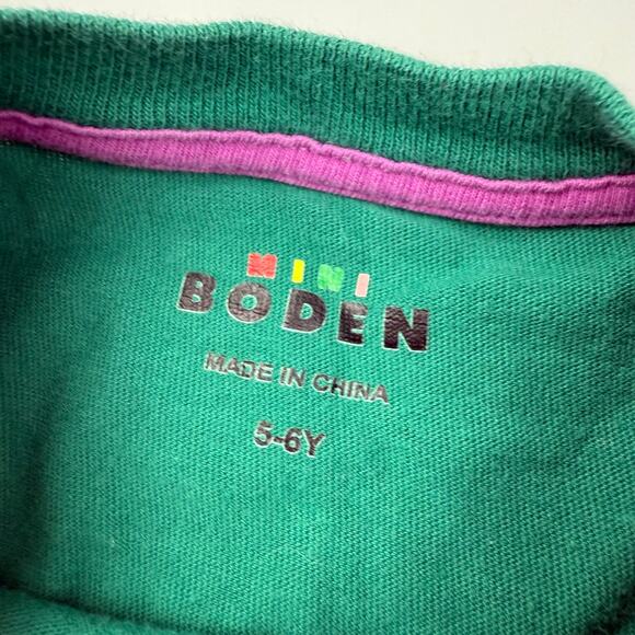 Mini Boden Green Autumn Foraging Shirt - Picture 4 of 6